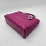 Dior Lady Dior Large Lambskin Fuchsia SHW