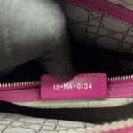Dior Lady Dior Large Lambskin Fuchsia SHW
