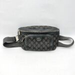 Gucci Ophidia Belt Bag GG Supreme Grey SHW