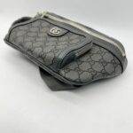 Gucci Ophidia Belt Bag GG Supreme Grey SHW