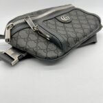 Gucci Ophidia Belt Bag GG Supreme Grey SHW