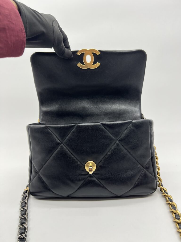 Chanel C19 Small Lambskin Black