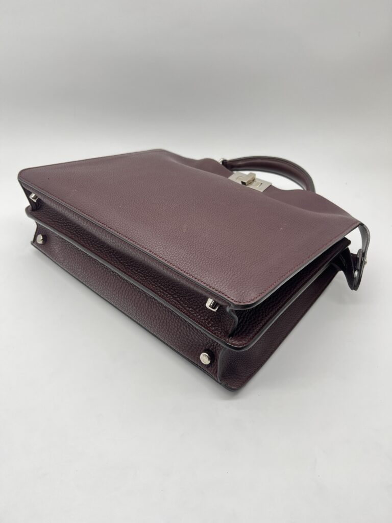 Fendi Peekaboo Iseeu Grained Burgundy SHW