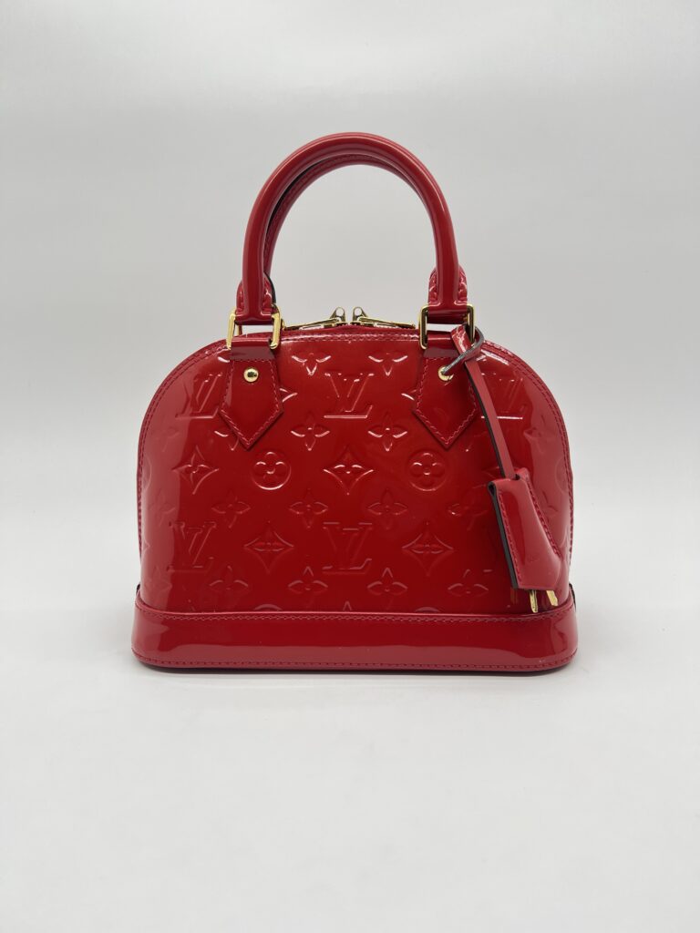Louis Vuitton Alma BB Patent Monogram Cerise GHW