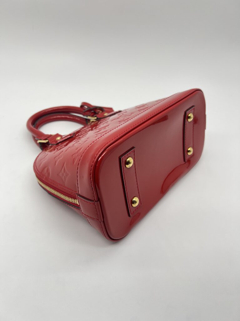 Louis Vuitton Alma BB Patent Monogram Cerise GHW