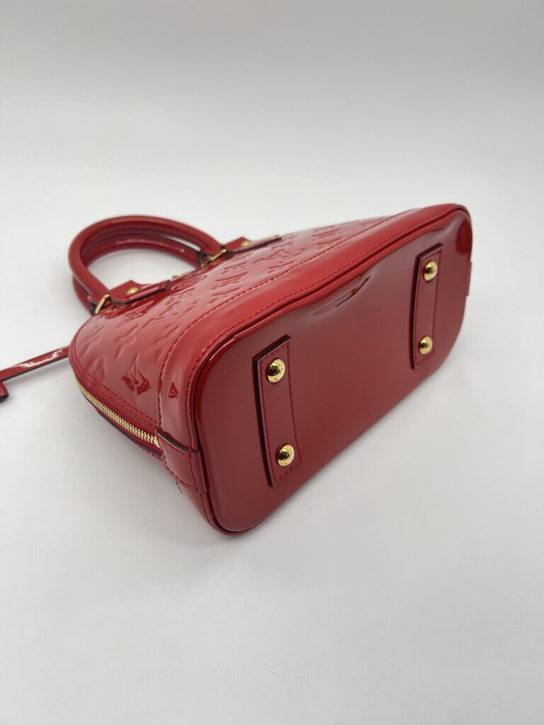 Louis Vuitton Alma BB Patent Monogram Cerise GHW