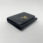 Prada Trifold Wallet Black GHW