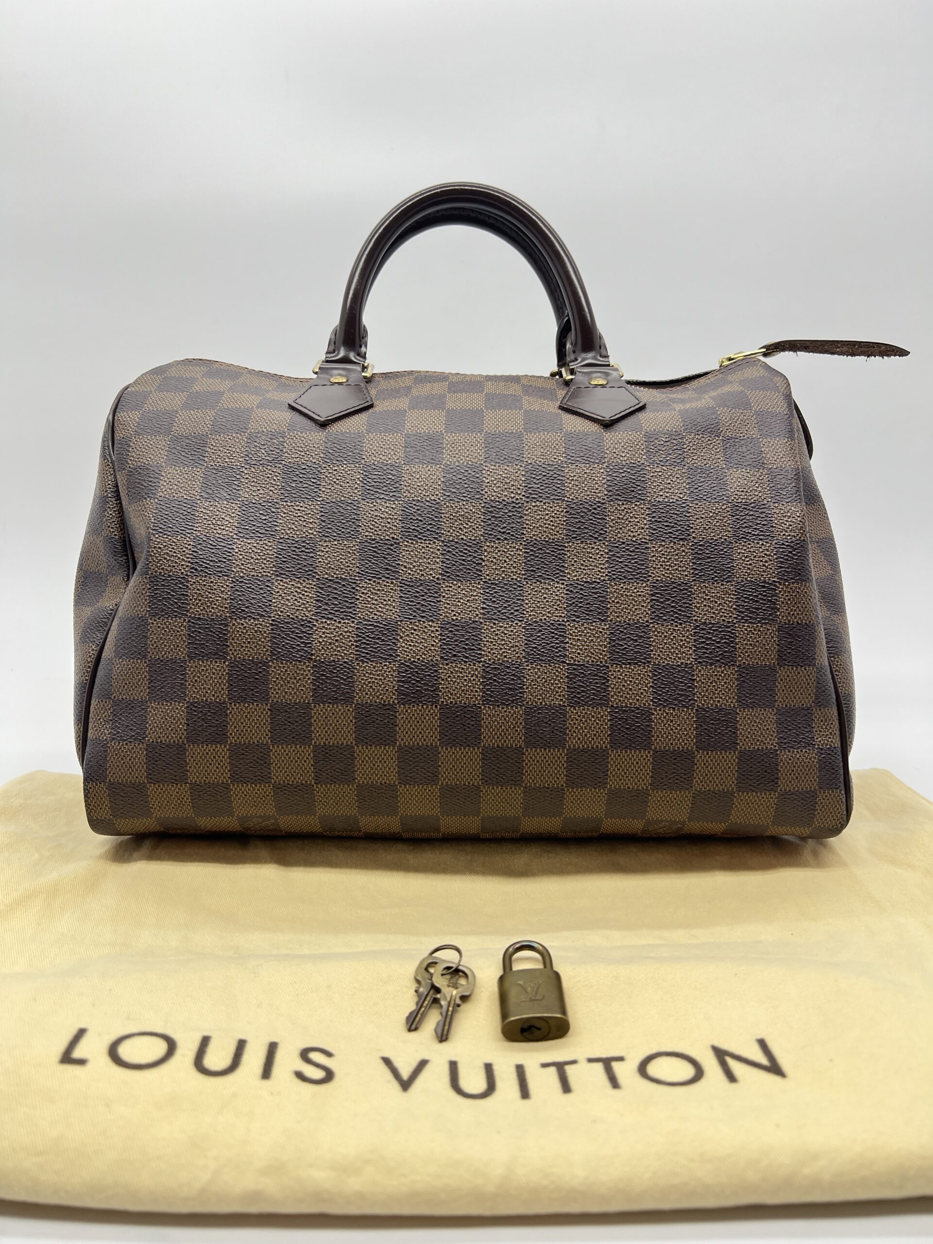 Louis Vuitton Speedy 30 Damier Ebene GHW