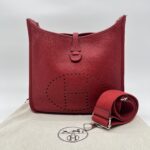 Hermes Evelyne PM 29 Clemence Rouge Casaque PHW