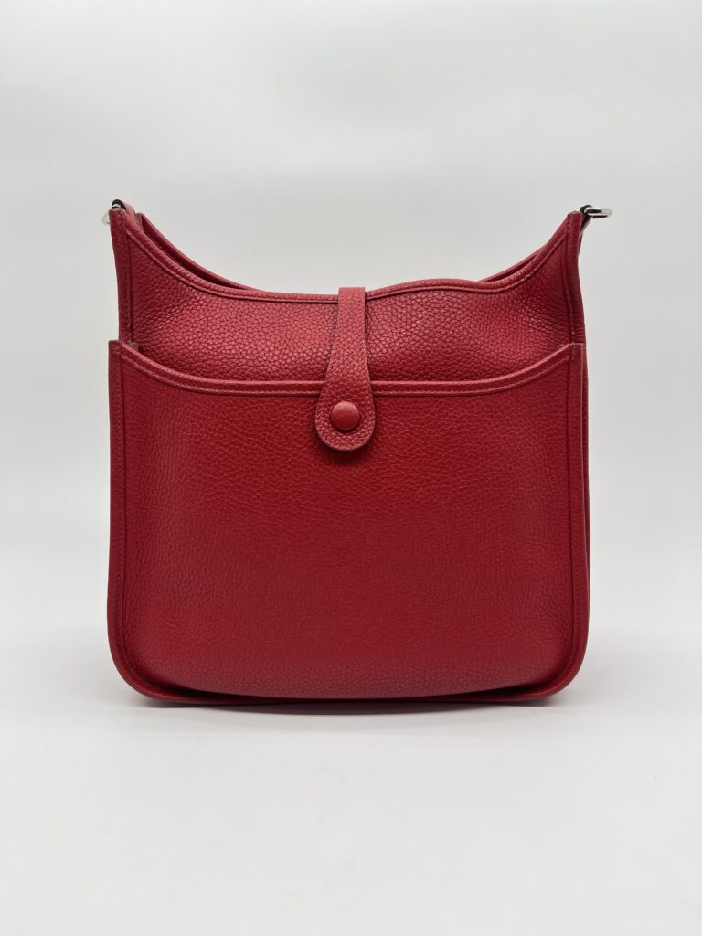 Hermes Evelyne PM 29 Clemence Rouge Casaque PHW
