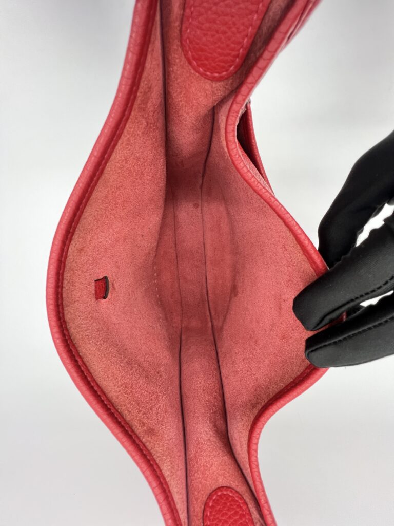 Hermes Evelyne PM 29 Clemence Rouge Casaque PHW