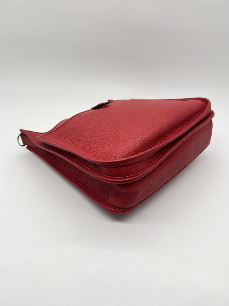 Hermes Evelyne PM 29 Clemence Rouge Casaque PHW