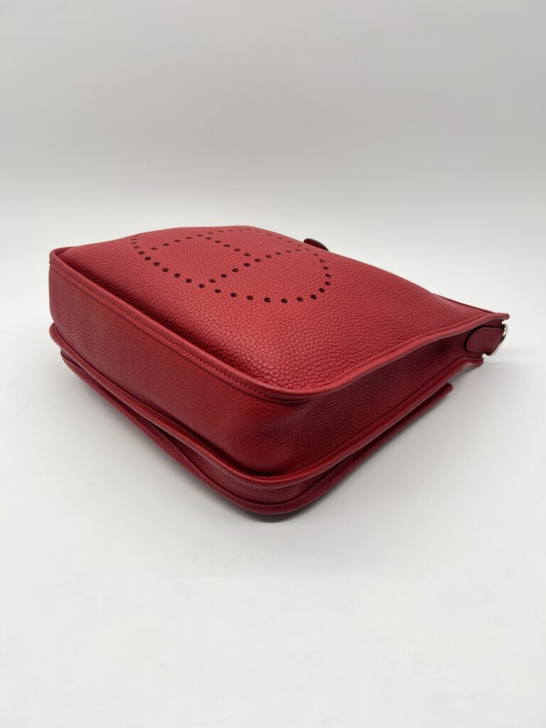 Hermes Evelyne PM 29 Clemence Rouge Casaque PHW