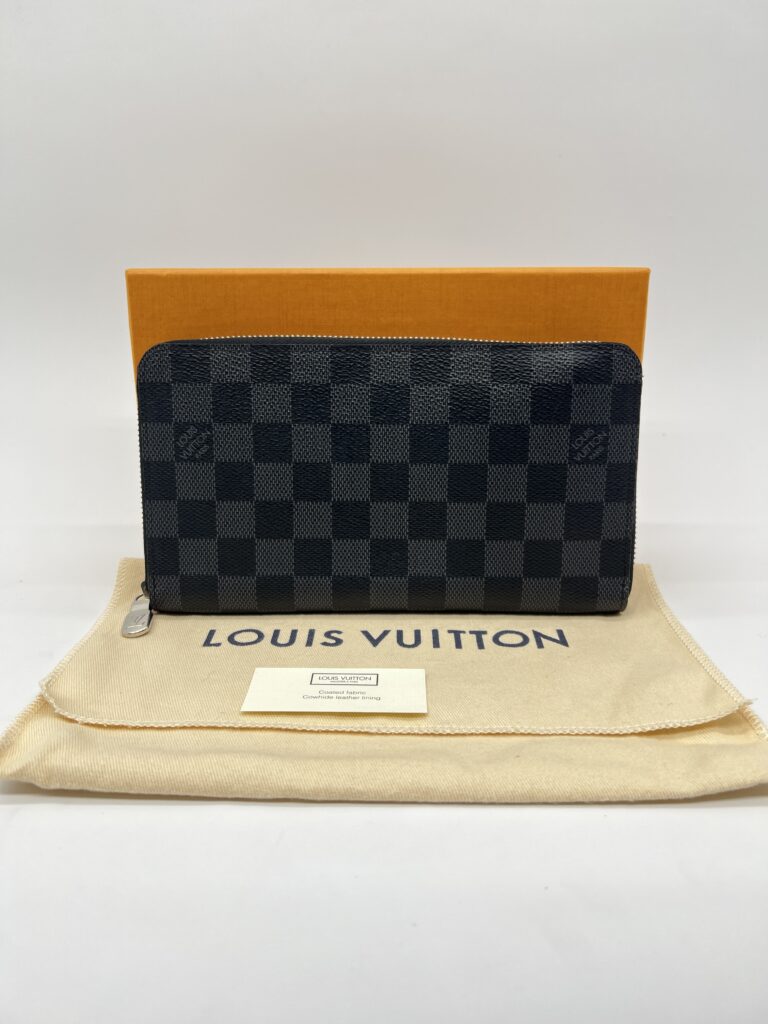 Louis Vuitton Zippy Wallet Damier Graphite SHW