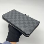 Louis Vuitton Zippy Wallet Damier Graphite SHW