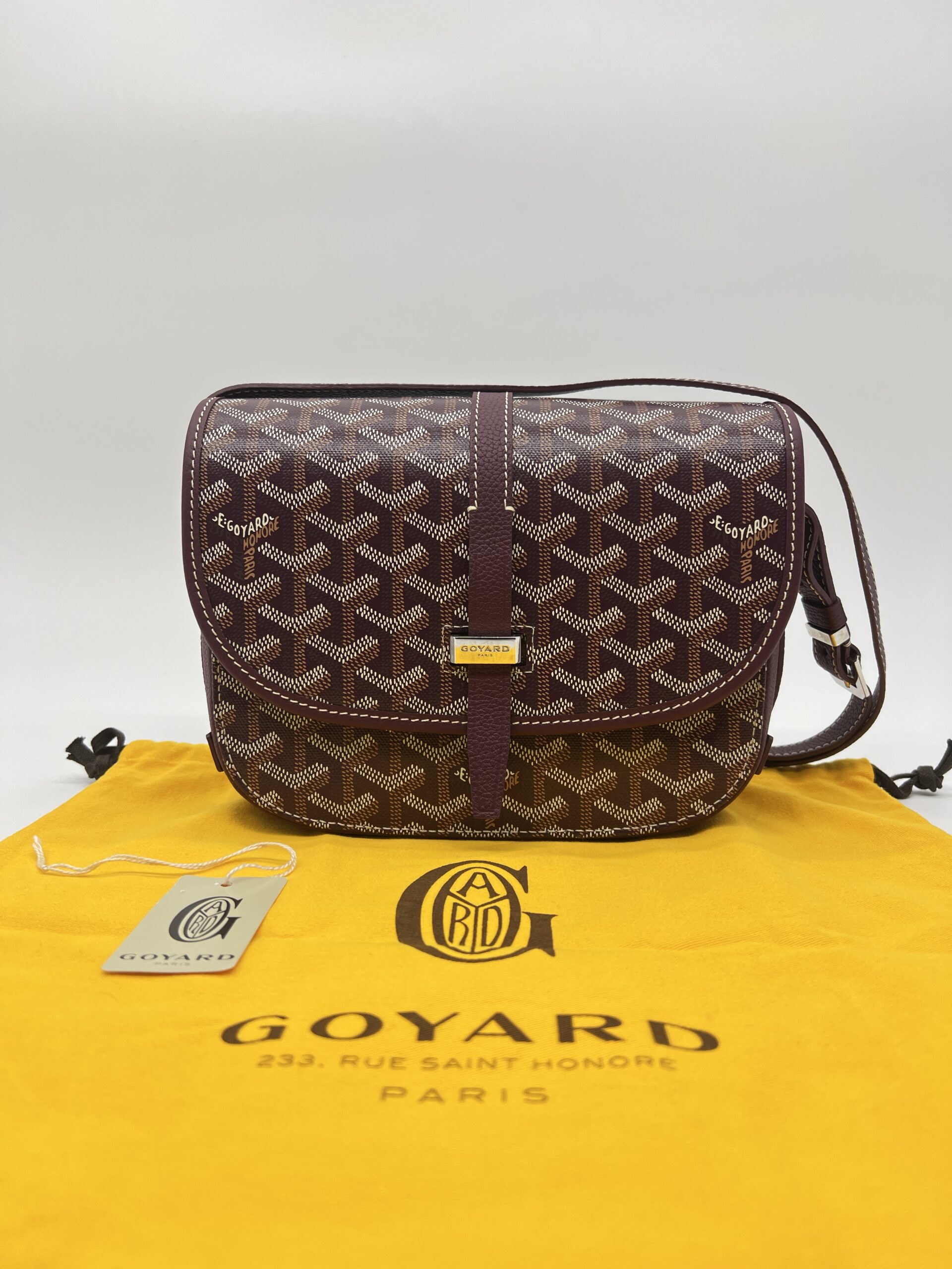 Goyard Belvedere PM Goyardine Maroon SHW
