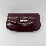 Gucci Mini Bamboo Dark Red Maroon