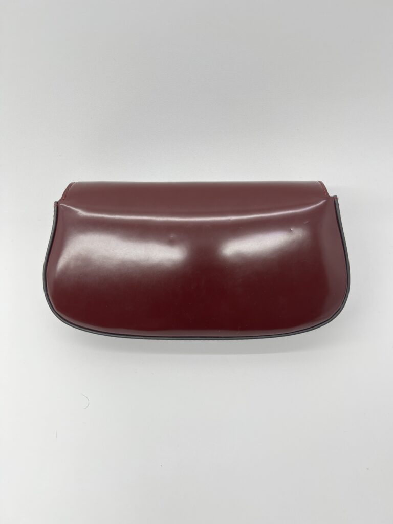 Gucci Mini Bamboo Dark Red Maroon