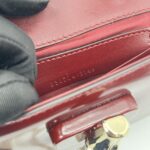 Gucci Mini Bamboo Dark Red Maroon