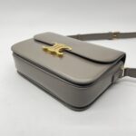 Celine Classique Triomphe Shiny Calfskin Grey GHW