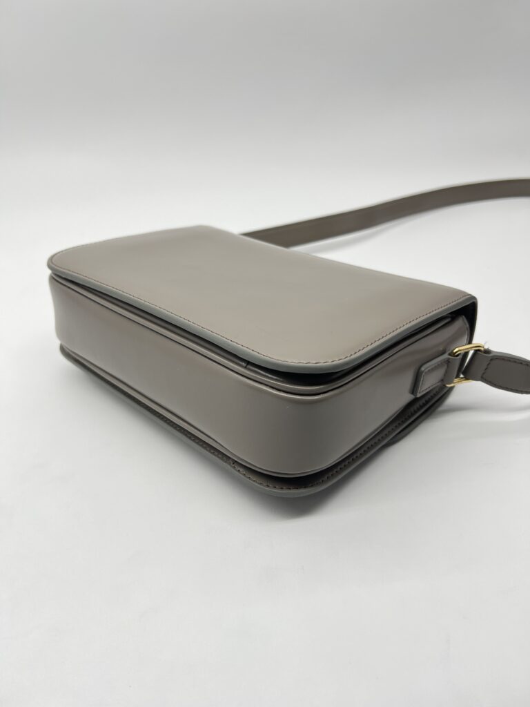 Celine Classique Triomphe Shiny Calfskin Grey GHW