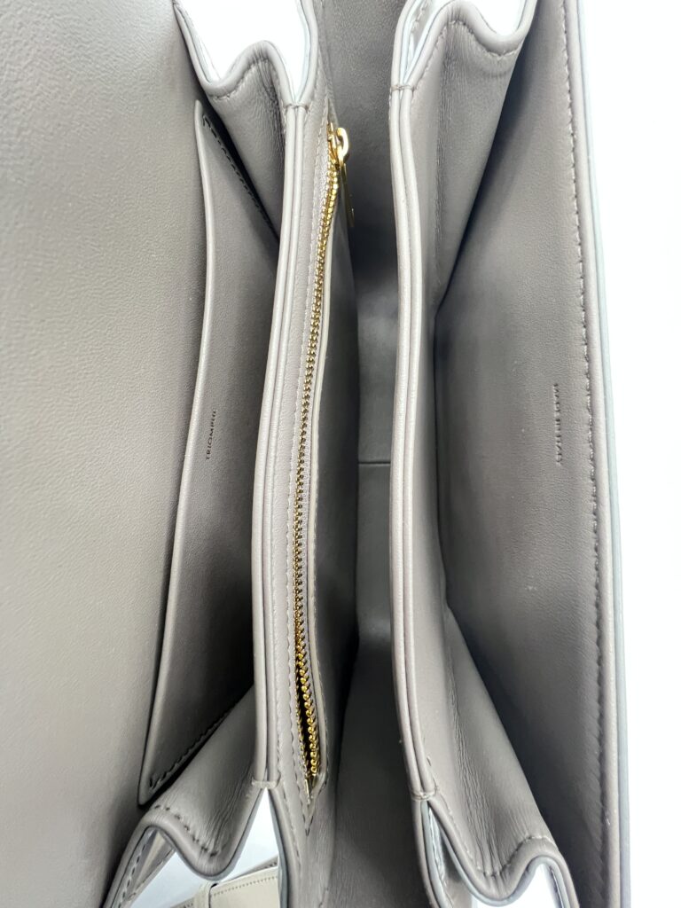 Celine Classique Triomphe Shiny Calfskin Grey GHW