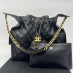Chanel C25 Medium Caviar Black GHW