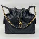 Chanel C25 Medium Caviar Black GHW