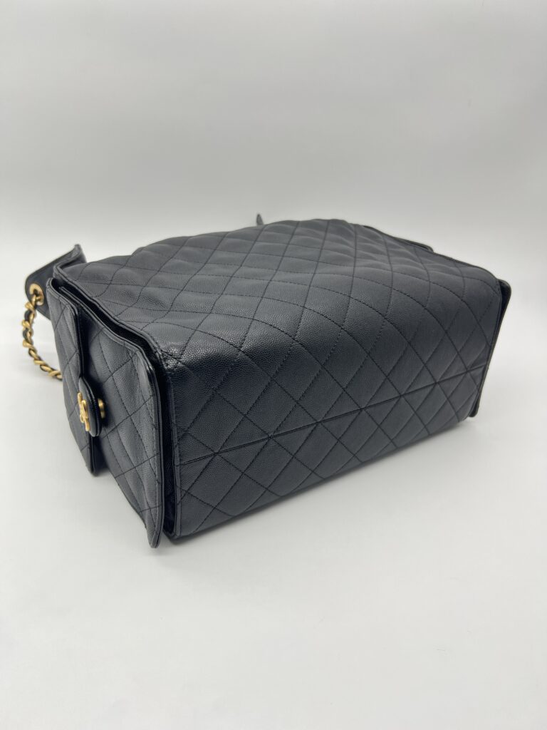 Chanel C25 Medium Caviar Black GHW