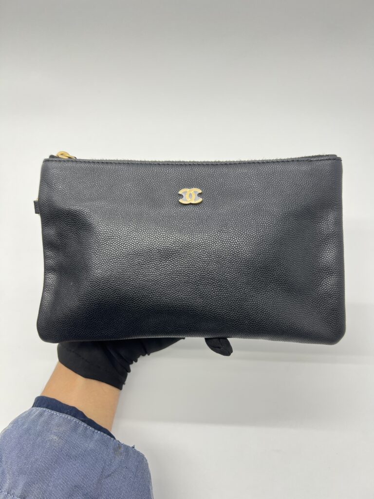 Chanel C25 Medium Caviar Black GHW