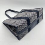 Goyard Villette Tote Bulldog Goyardine Bleu Marine