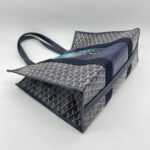 Goyard Villette Tote Bulldog Goyardine Bleu Marine