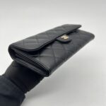 Chanel Classic Long Wallet Lambskin Black GHW