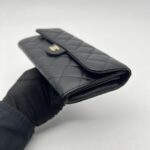 Chanel Classic Long Wallet Lambskin Black GHW