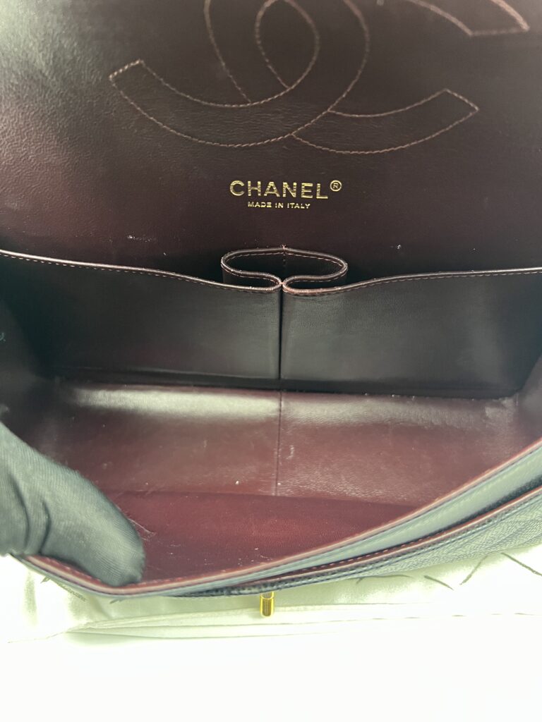 Chanel Classic Jumbo D Flap Caviar Black GHW