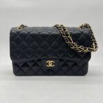 Chanel Classic Jumbo D Flap Caviar Black GHW