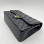 Chanel Classic Jumbo D Flap Caviar Black GHW