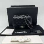 Chanel Mini Classic Flap Lambskin Black SHW