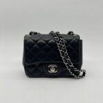 Chanel Mini Classic Flap Lambskin Black SHW