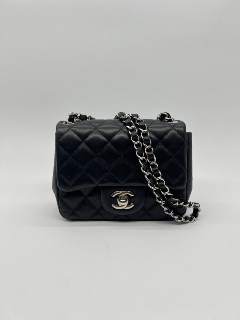 Chanel Mini Classic Flap Lambskin Black SHW
