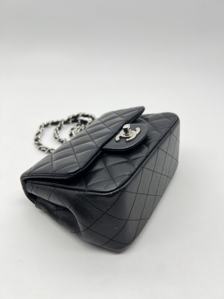 Chanel Mini Classic Flap Lambskin Black SHW