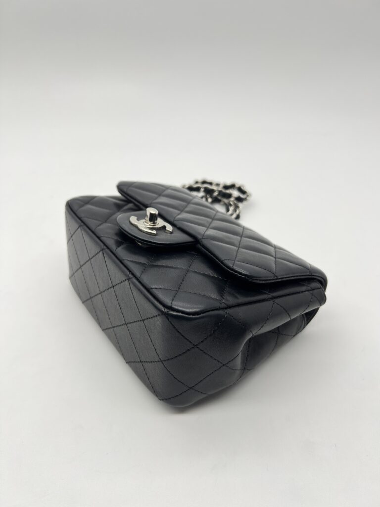 Chanel Mini Classic Flap Lambskin Black SHW