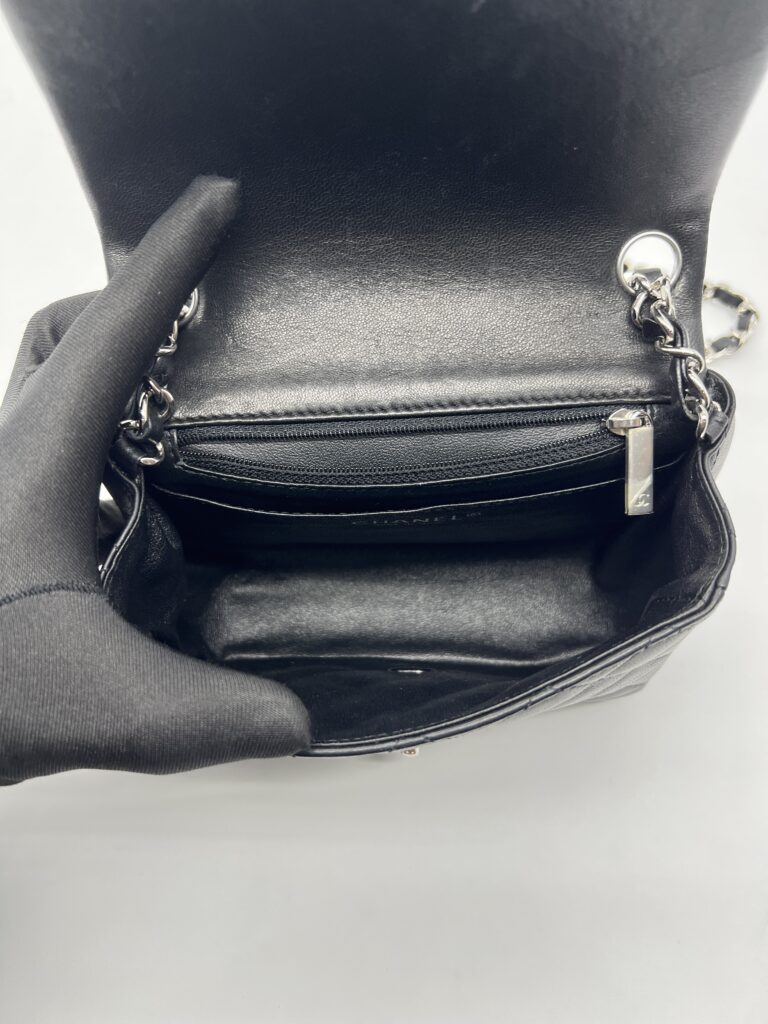 Chanel Mini Classic Flap Lambskin Black SHW