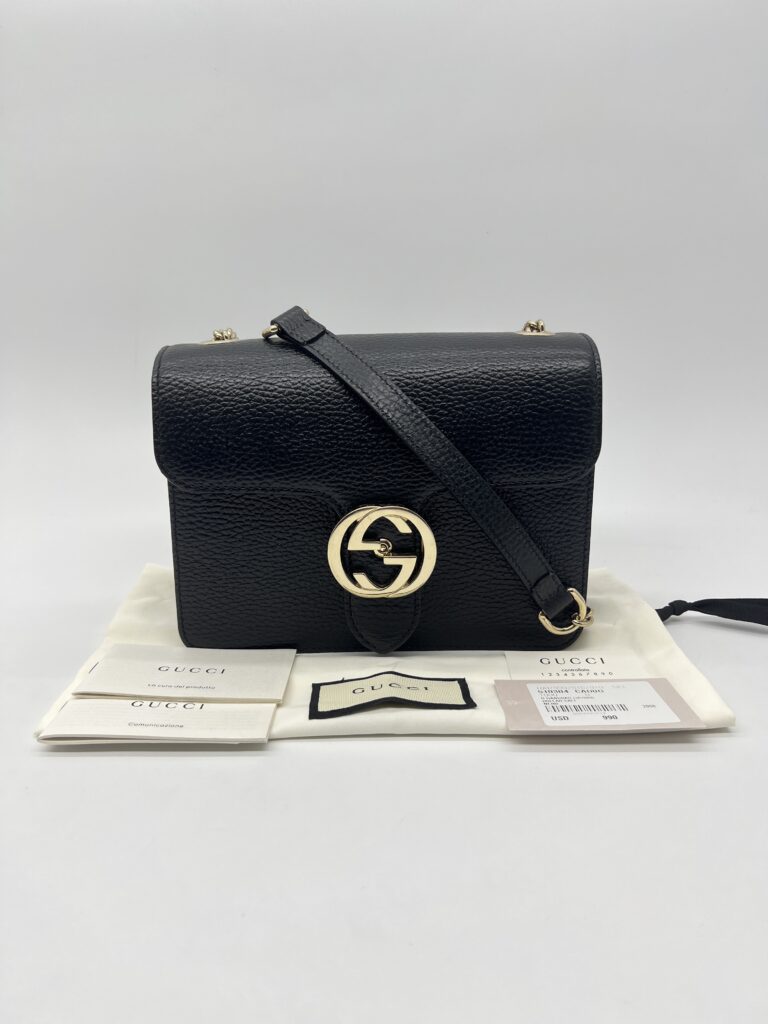 Gucci GG Interlocking Black GHW