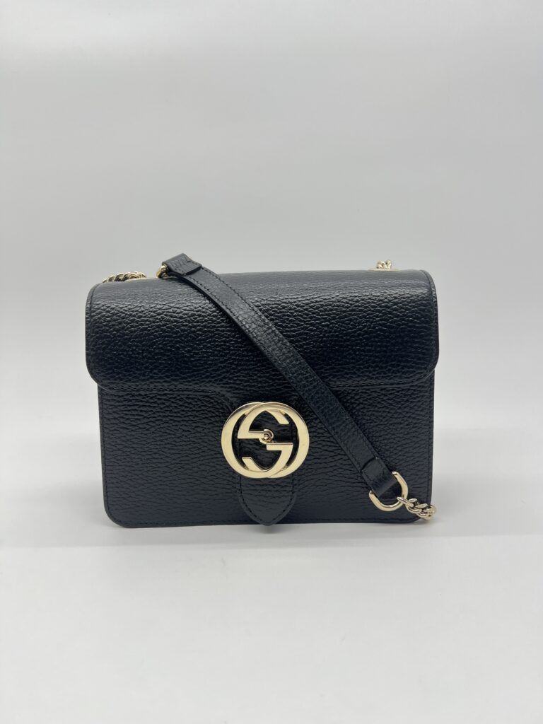 Gucci GG Interlocking Black GHW