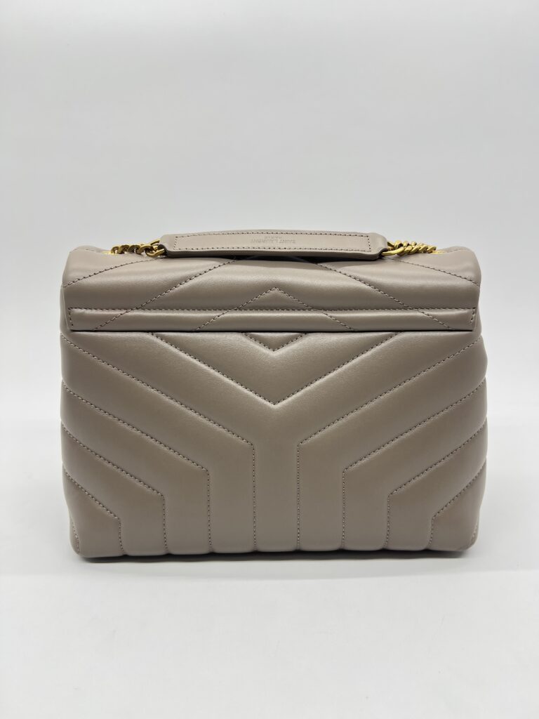 Saint Laurent Lou Lou Small Etoupe GHW