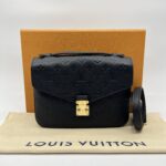 Louis Vuitton Metis MM Monogram Empreinte Noir GHW