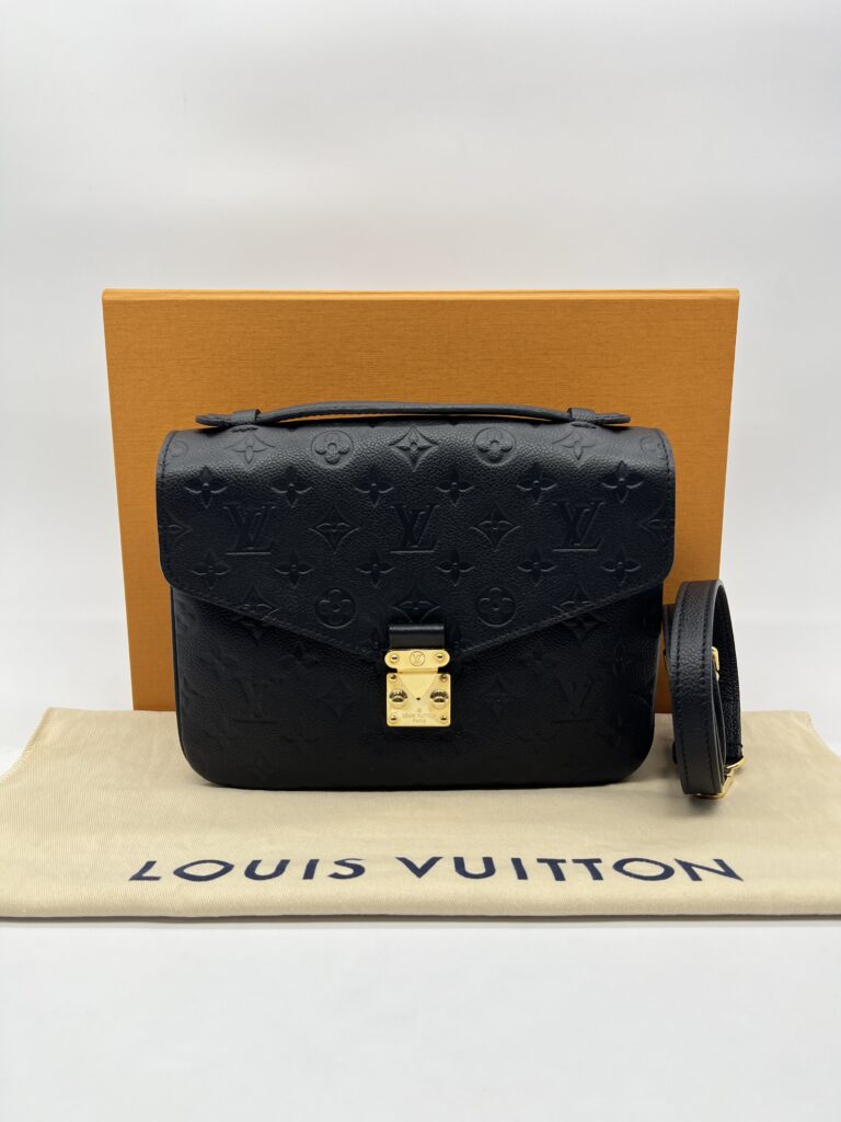 Louis Vuitton Metis MM Monogram Empreinte Noir GHW