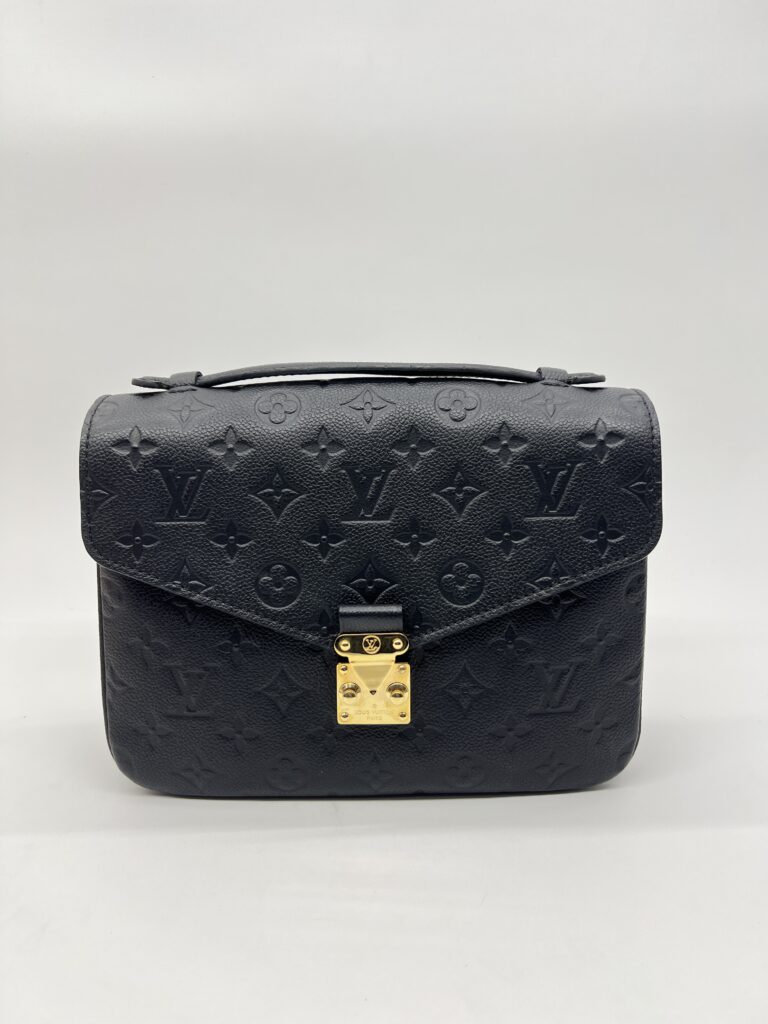 Louis Vuitton Metis MM Monogram Empreinte Noir GHW