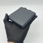 Prada Small Bifold Wallet Saffiano Nero SHW